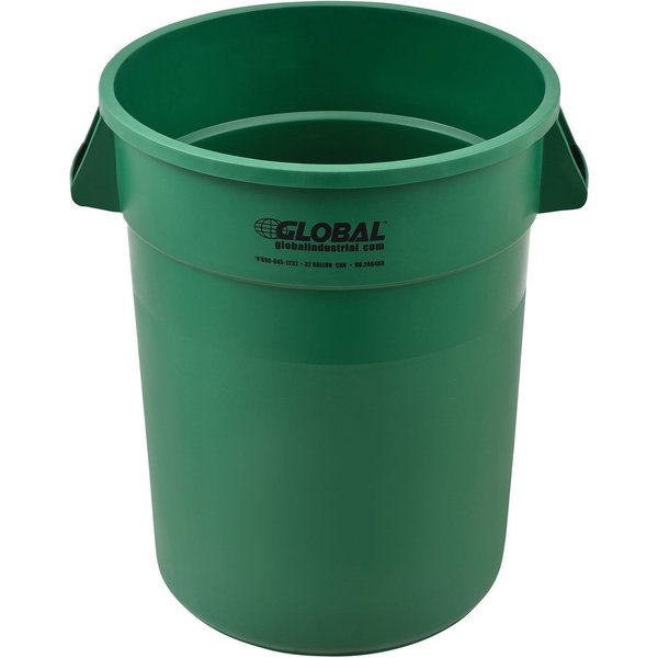 Global Industrial Round Green, Plastic 240460GN